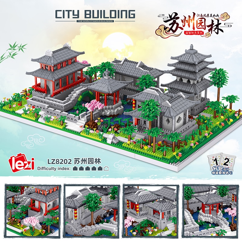 Lezi 8202 Ancient Chinese Yard