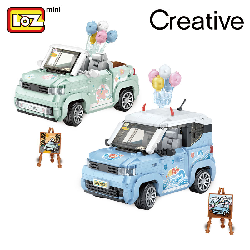 LOZ 1131-1132 Mini Car