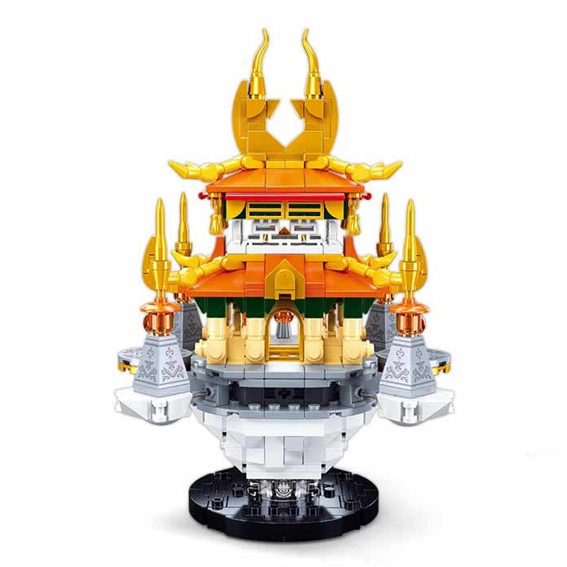 Sluban B1001 Fire Fairy Pavilion Tower Palace