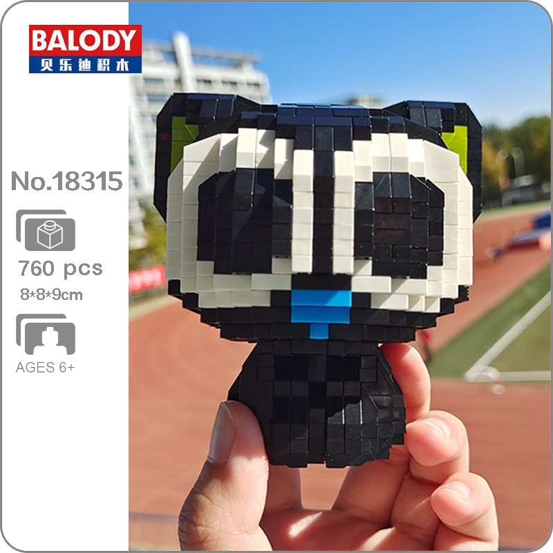 Balody 18315 Big Eyes Black Cat