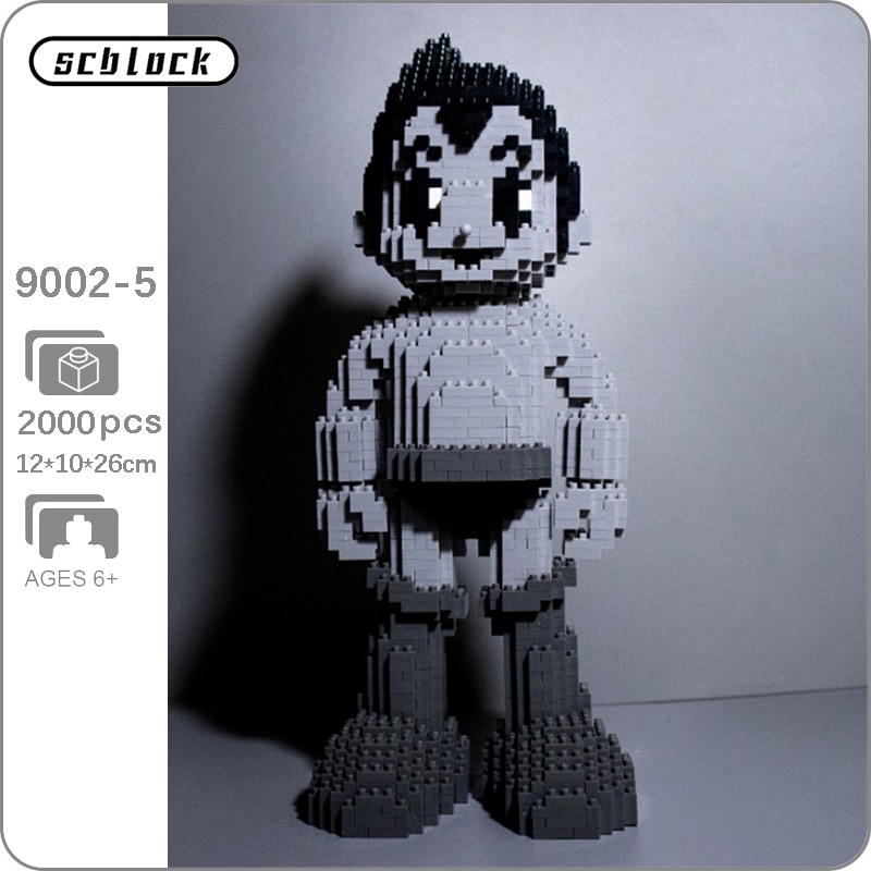 SC 9002-5 Astroboy Mighty Atom Black-and-White