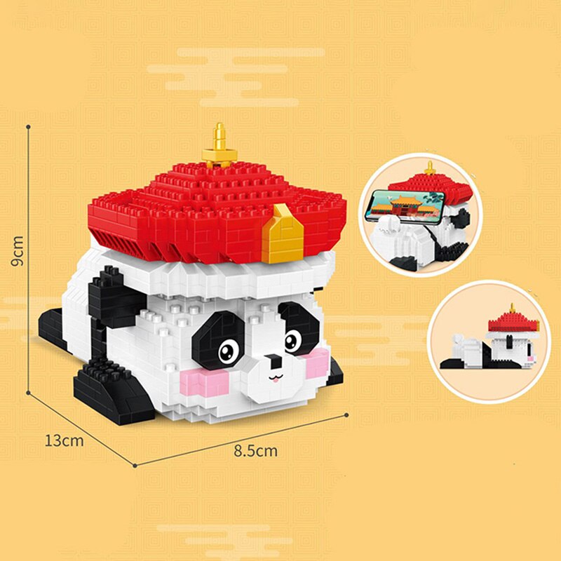 YKO 1122 China Ancient Emperor Panda Phone Holder YKO 1122 China Ancient Emperor Panda Phone Holder