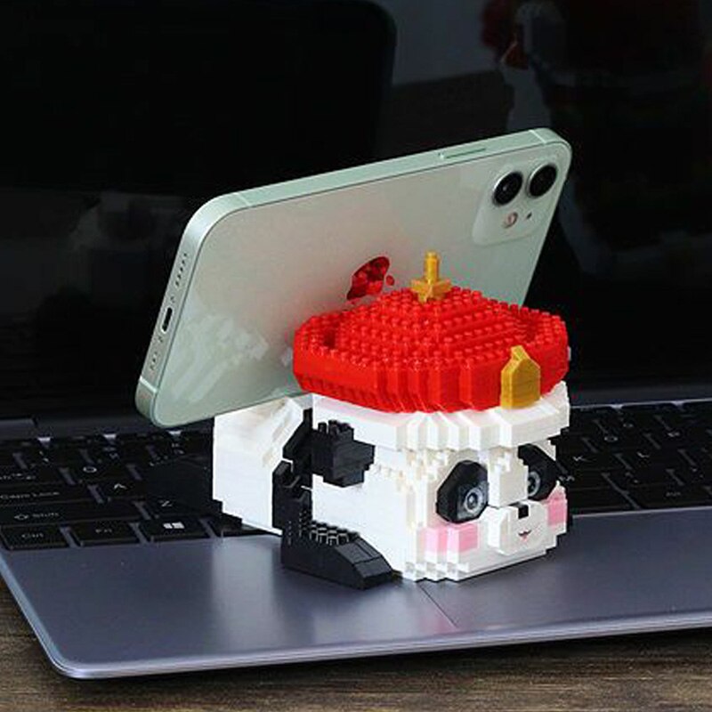YKO 1122 China Ancient Emperor Panda Phone Holder YKO 1122 China Ancient Emperor Panda Phone Holder