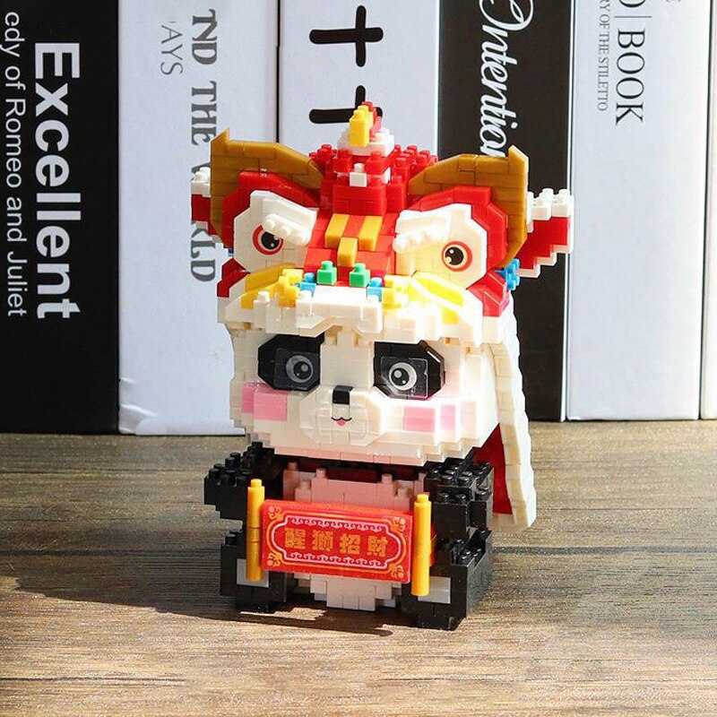 YKO 2154 China Ancient Panda Lion Dance YKO 2154 China Ancient Panda Lion Dance