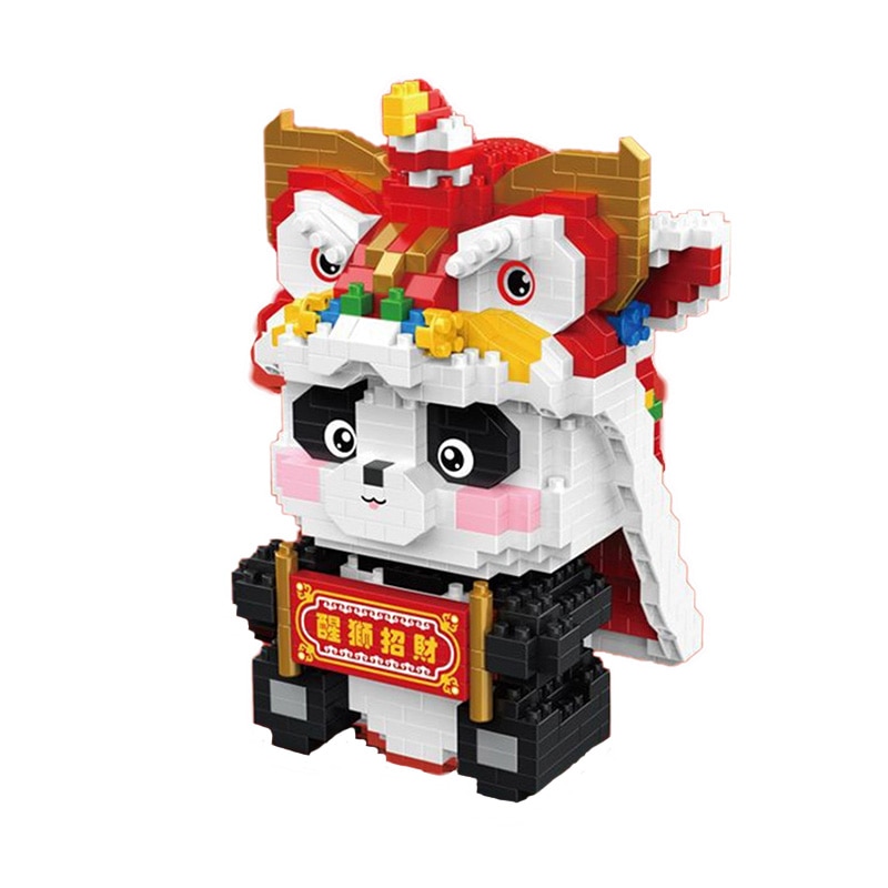 YKO 2154 China Ancient Panda Lion Dance YKO 2154 China Ancient Panda Lion Dance