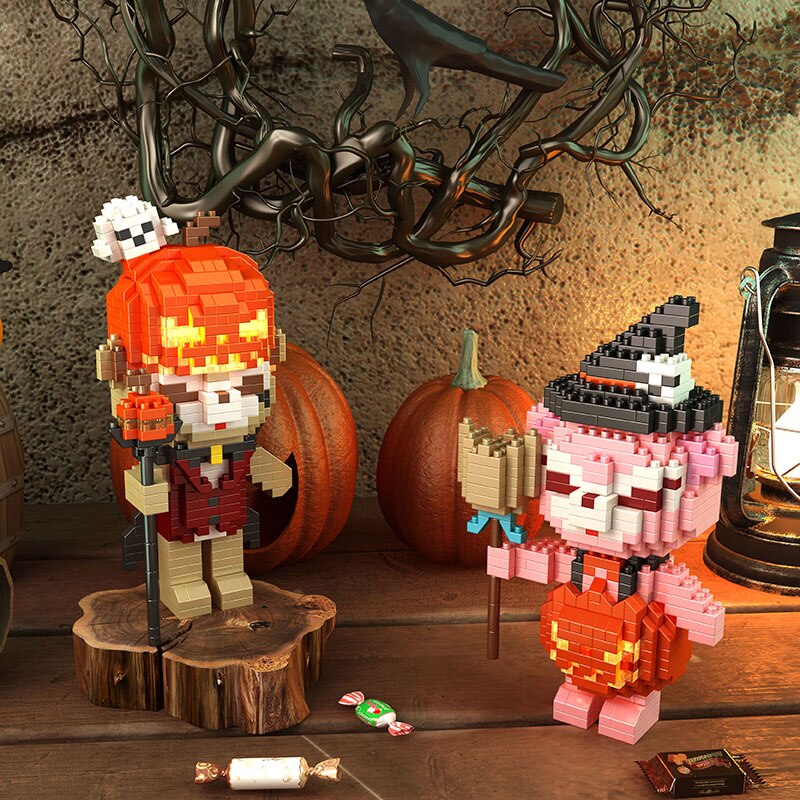 YKO 2165-2170 Halloween Pumpkin Animals with LED Lighting YKO 2165-2170 Halloween Pumpkin Animals with LED Lighting