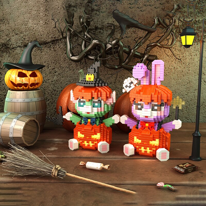 YKO 2165-2170 Halloween Pumpkin Animals with LED Lighting YKO 2165-2170 Halloween Pumpkin Animals with LED Lighting