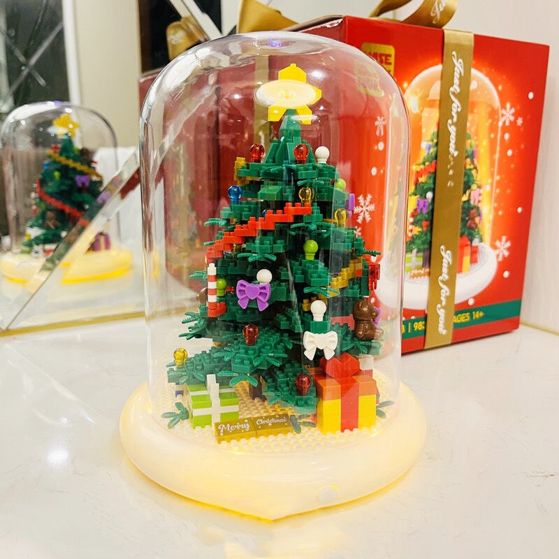 Wise Hawk 2718 Christmas Tree with Music LED Light in Display Cover