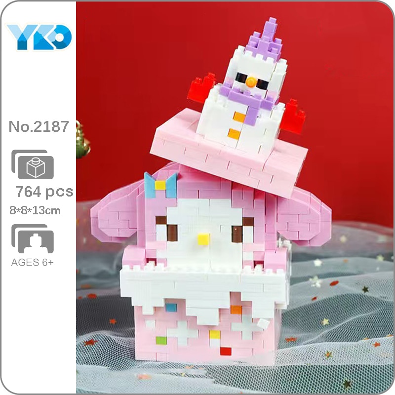 YKO 2187 Christmas Snowman Dog