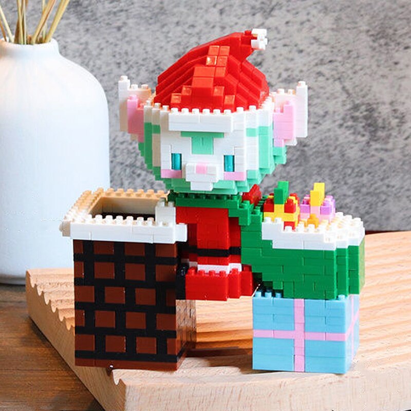 YKO 2191 Winter Merry Christmas Cat Chimney