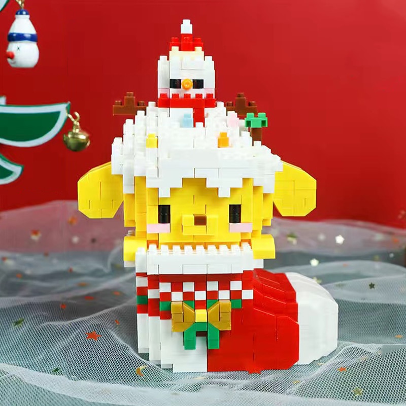 YKO 2188 Winter Merry Christmas Stocking Dog Animal Snowman 3D 