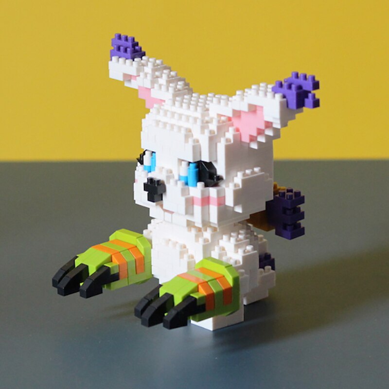 Gejia 6027-4 Anime Digimon Tailmon Cat Digital Monster Pet Animal 3D