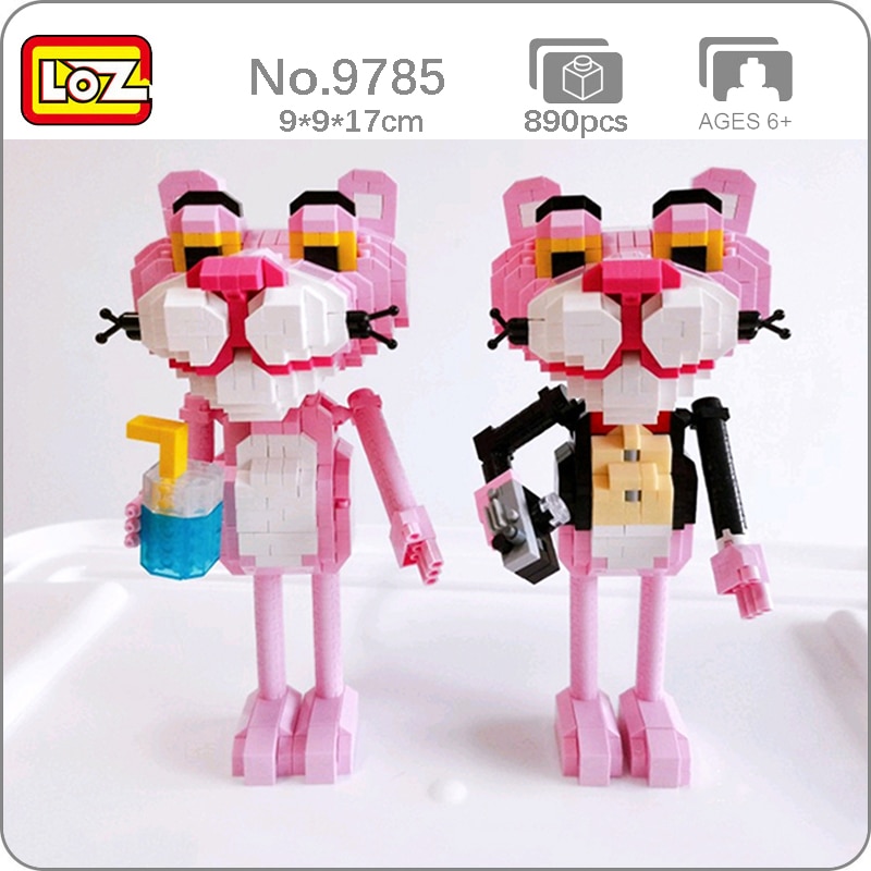 LOZ 9785 Animal World Panther Leopard 2-in-1 Body Can Change Model