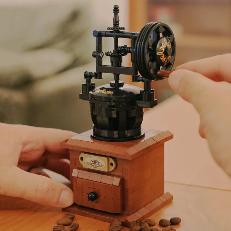 Lezi 00984 Retro Classic Hand Operated Coffee Maker Drink