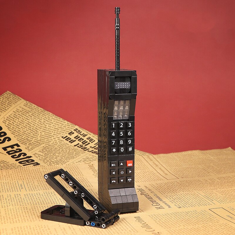 Lezi 00987 Black Mobile Phone Portable Telephone Machine Bracket Model