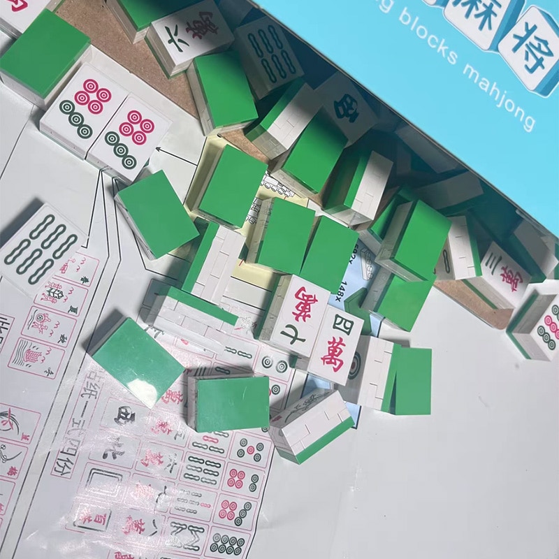 Moyu 97049 Chinese Traditional Mahjong Dice Set Table Game Model Moyu 97049 Chinese Traditional Mahjong Dice Set Table Game Model