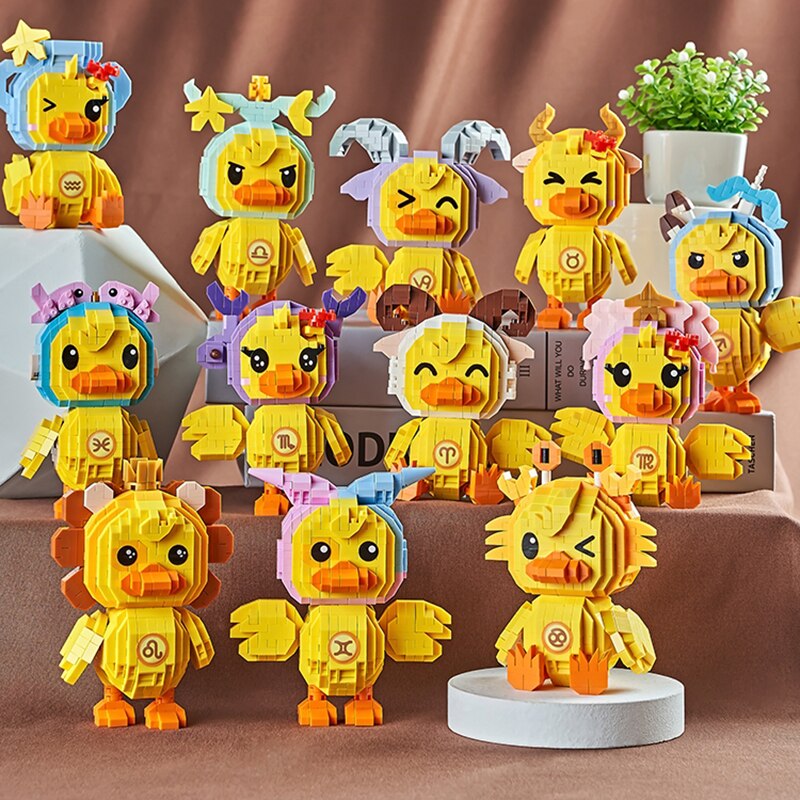 Moyu 97051-97062 Zodiac Duck Aries Taurus Gemini Cancer Leo Virgo Libra Pisces Animal Pet