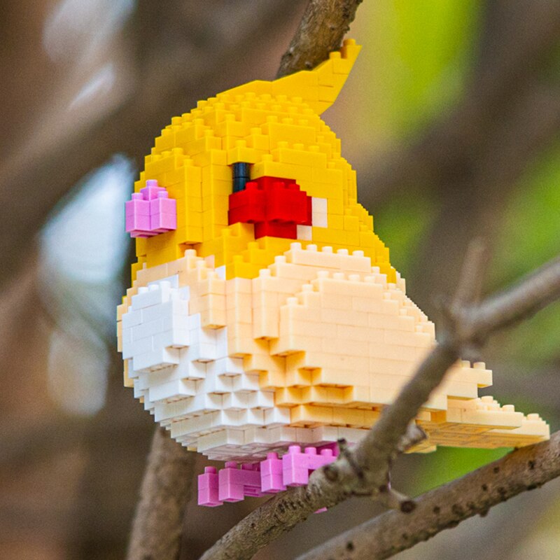 SC 8809-06 Animal World Beige Parrot Pet Doll