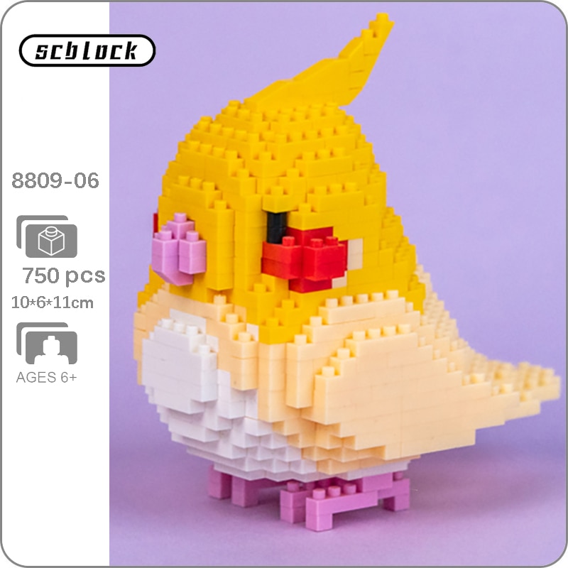 SC 8809-06 Animal World Beige Parrot Pet Doll