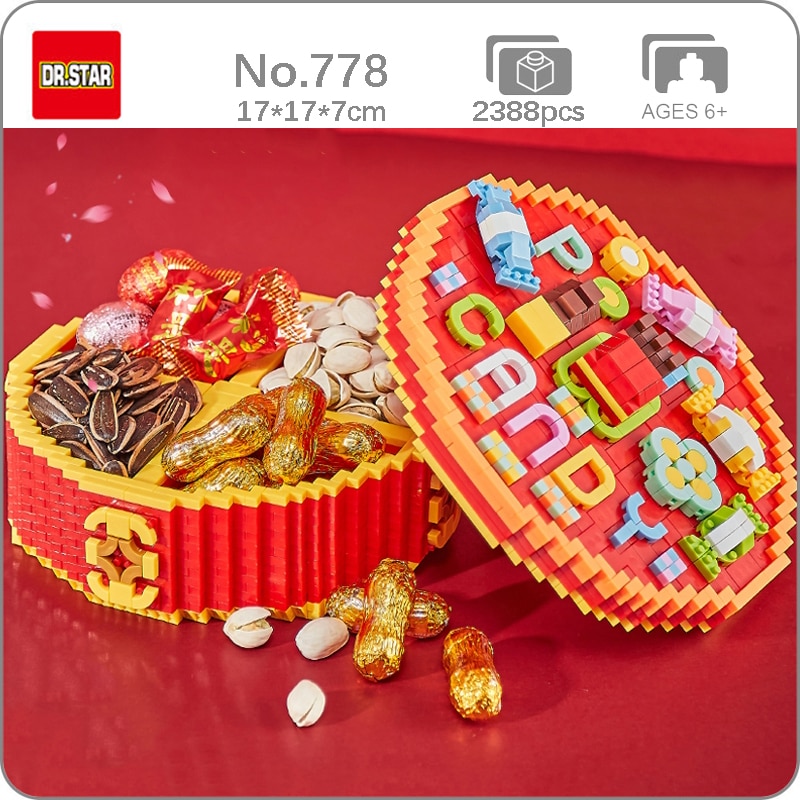 Dr.Star 778 Sweet Candy Box Chocolate Sugar Jar Fruit Plate