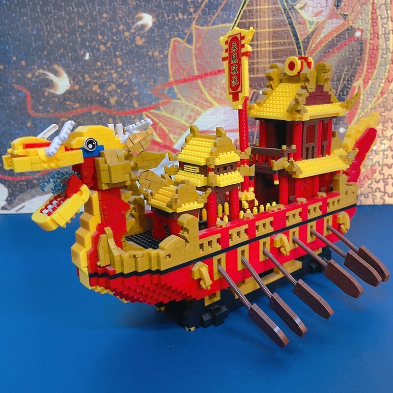 Dr.star 788 Royal Dragon Boat Monster Pavilion Architecture Dr.star 788 Royal Dragon Boat Monster Pavilion Architecture