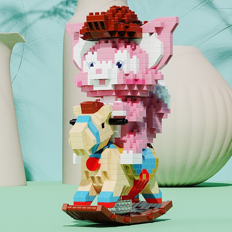 GEJIA 6057 Cowboy Fox Rocking Horse GEJIA 6057 Cowboy Fox Rocking Horse