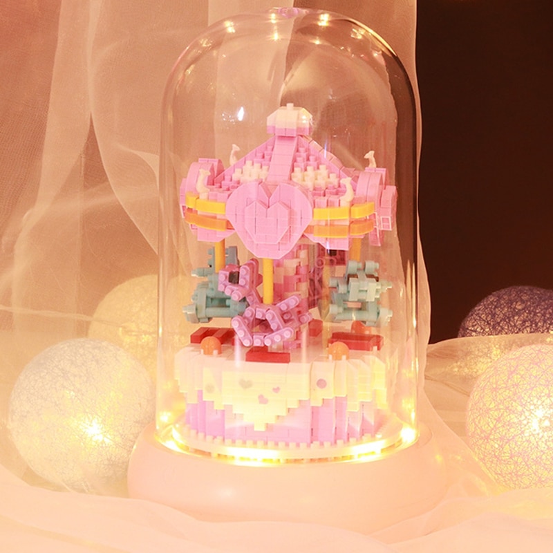 Lboyu 7532 Heart Merry-go-round Carousel LED Light