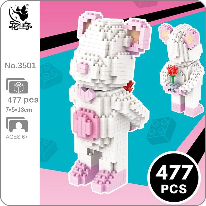 HXZ 3501 Flower Bear Love Wedding