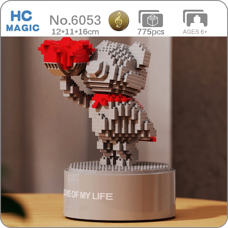 GEJIA 6053 Love Rose Flower Bear Cloak