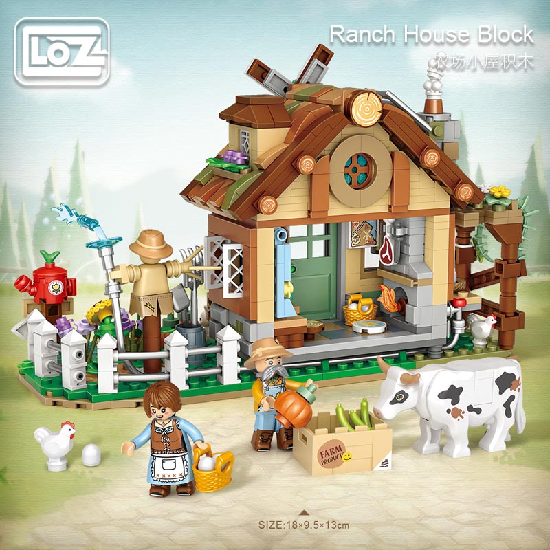 LOZ 1281 Farm Cottage Autumn House Ranch