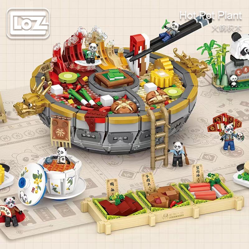 LOZ 1072 Sichuan Flavored Hot Pot