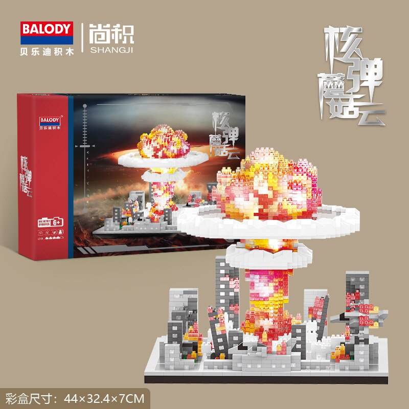 Balody 16292 Teaching Aids Nuclear Explosion Scene