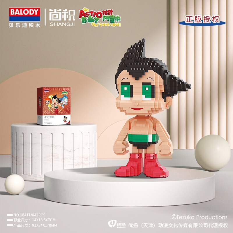 Balody 18417 Anime Mighty Atam Astro Boy Fighting Robot