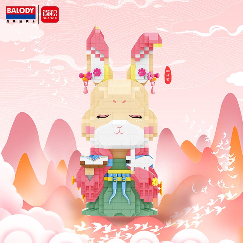 Balody 18438 Mid-Autumn Festival Moon Rabbit Cake