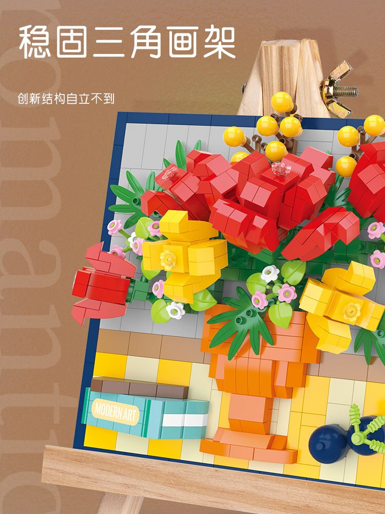 No Brand 2814-2818 Sunflower Santa Claus Flower Painting Rangers No Brand 2814-2818 Sunflower Santa Claus Flower Painting Rangers