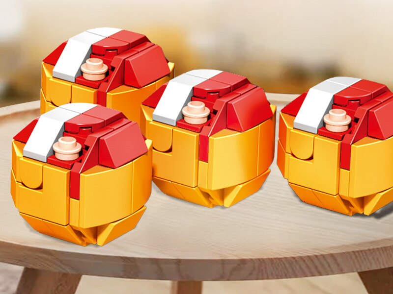 Sembo 601406 Japanese Food: 4 Types of Tempura