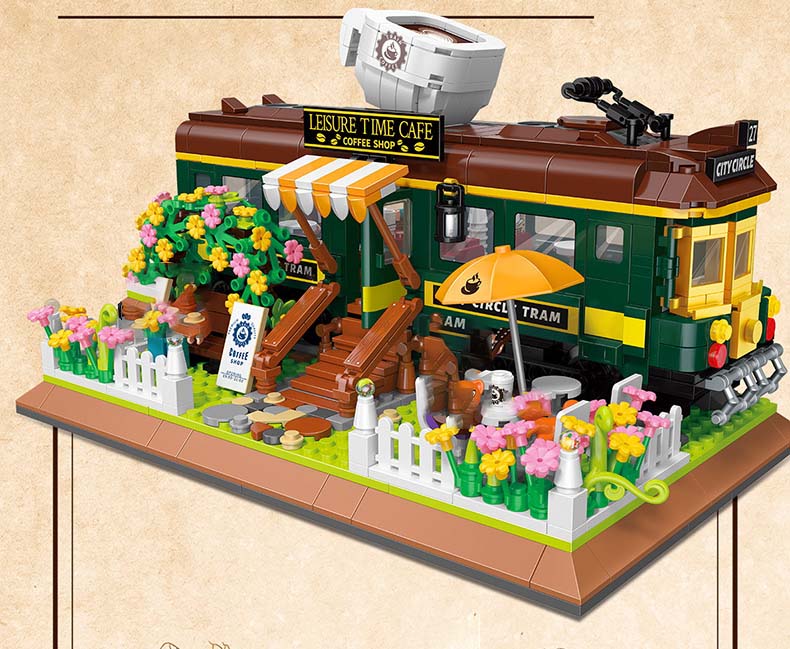 Zhe Gao DZ6002 Train Coffee House Cafe Corner