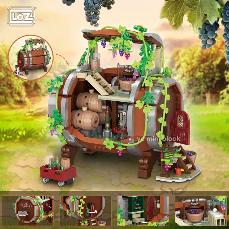 Loz 2206 Mini Brown Wine Barrel