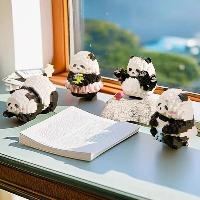 Gejia 6070 Zoo Panda Snail Bike Fart Flower Pet