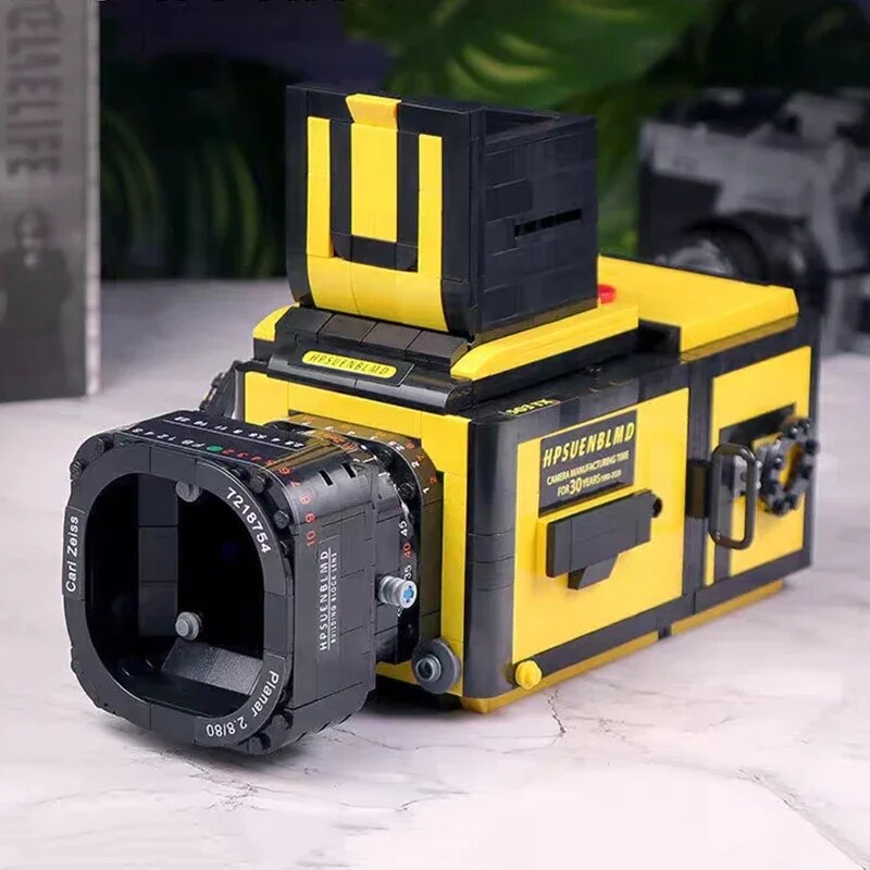 Lezi 00848 Yellow Advanced Digital SLR Camera Handheld Video Photo Machine