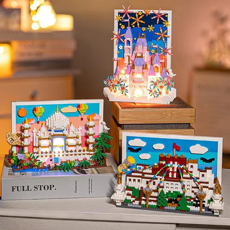 YKO 1178-1180 Castle Taj Mahal Potala Palace Photo Frame