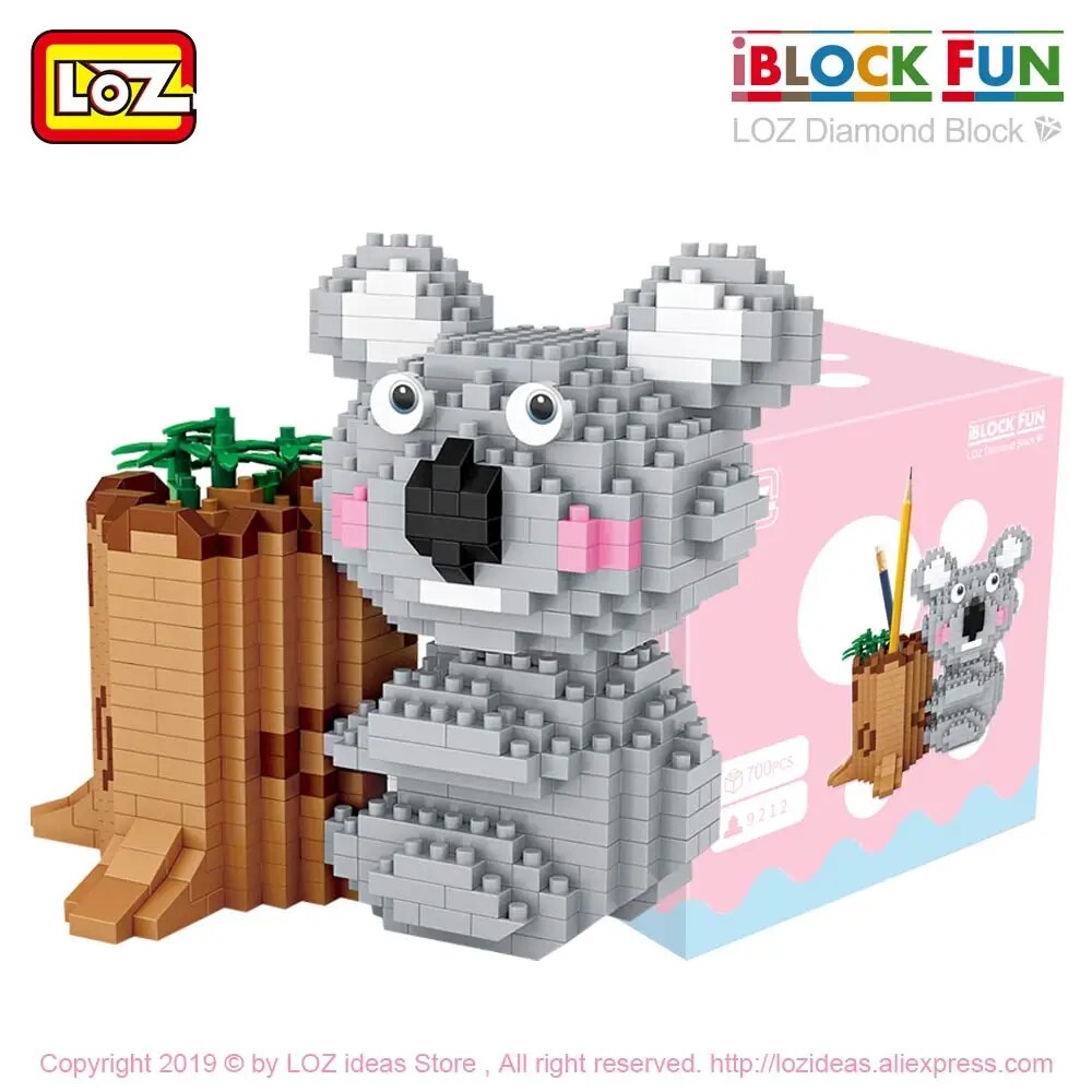LOZ 9212 Koala Pen Holder Cute Animal