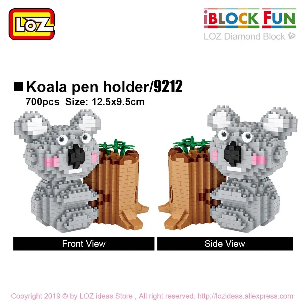 LOZ 9212 Koala Pen Holder Cute Animal LOZ 9212 Koala Pen Holder Cute Animal