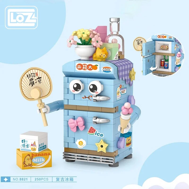 Loz 8821-8826 Cute Home Appliance